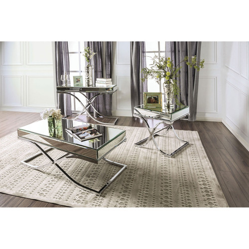 SUNDANCE Sofa Table, Chrome / CM4230CRM-S