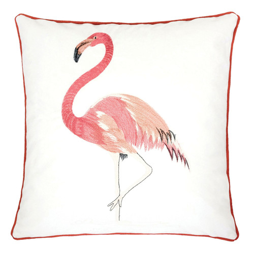 LINA 20" X 20" Pillow, Single Flamingo (2/CTN) / PL8045-2PK