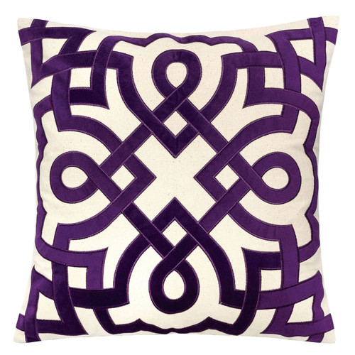 JORJA 20" X 20" Pillow, Purple (2/CTN) / PL8062-2PK