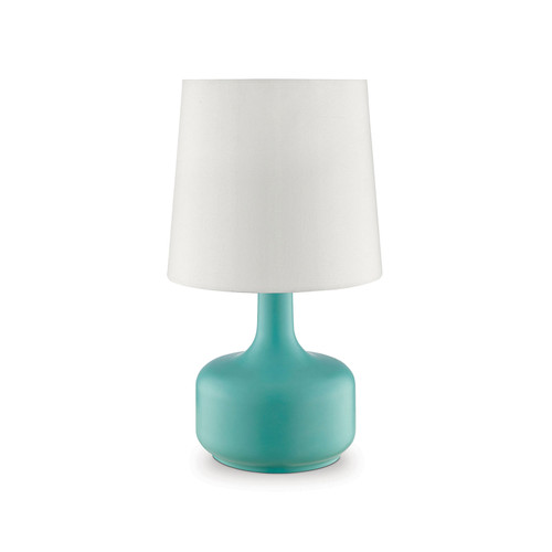 FARAH 17"H Matte Teal Table Lamp / L9819TL