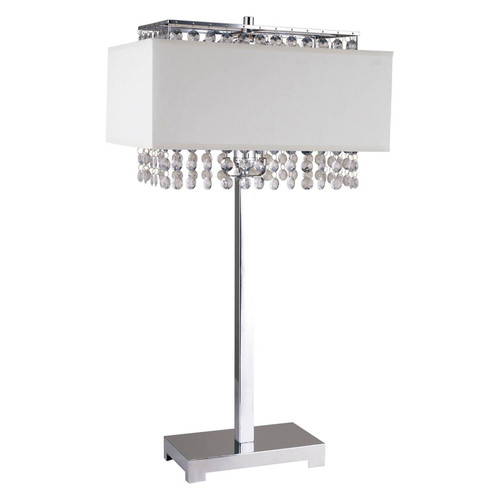 NAYA Table Lamp, Hanging Crystal / L7733WH