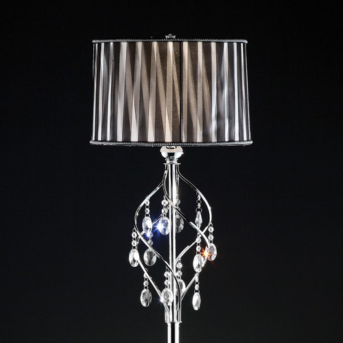 ARYA Floor Lamp, Hanging Crystal / L95123F