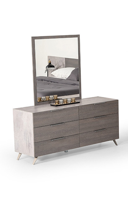 Nova Domus Bronx Italian Modern Grey Mirror / VGACBRONX-MIR