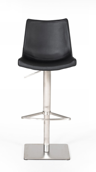 Modrest Aaron - Modern Black Eco-Leather Bar Stool / VGHR5357-GB