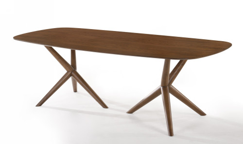 Modrest Utah - Modern Walnut Rectangular Dining Table / VGMAMIT-8107