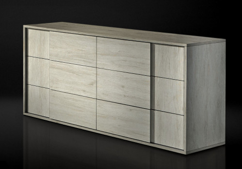 Nova Domus Asus - Italian Modern White Washed Oak Dresser / VGACASUS-DRS-ASH
