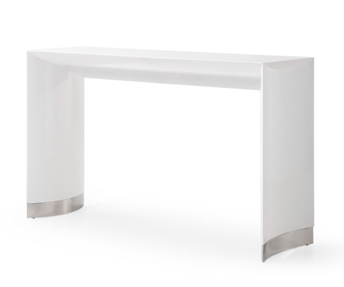 Modrest Corbett - Contemporary White Bar Table / VGVCBT1920