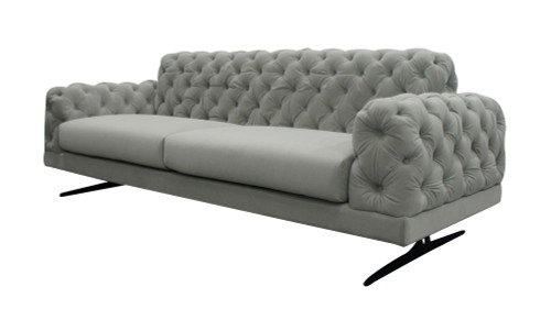 Divani Casa Sepulveda - Modern Grey Fabric Sofa / VGUIMY488