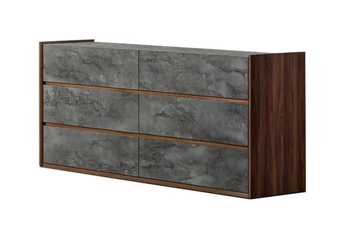 Nova Domus Rado Modern Walnut & Stucco Dresser / VGACRADO-DRS