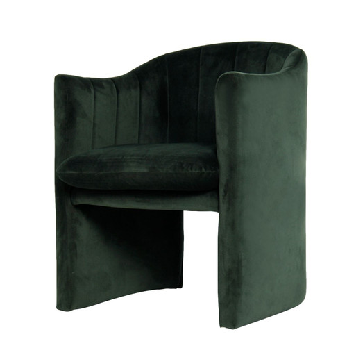Modrest Danube - Modern Jade Green Fabric Dining Chair / VGEUMC-9704CH-A-GRN