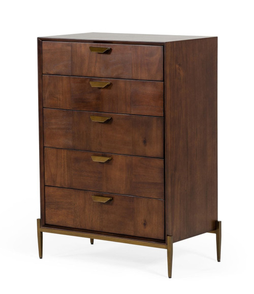 Modrest Shane - Modern Acacia & Brass Chest / VGNXMEMPHIS-ACA-CHEST