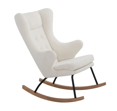 Modrest Colfax - Modern White Sheep Rocking Chair / VGDWJ1817-WHT-CH
