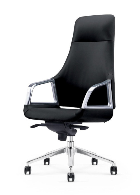 Modrest Merlo - Modern Black High Back Executive Office Chair / VGFUA1902-BLK-OC