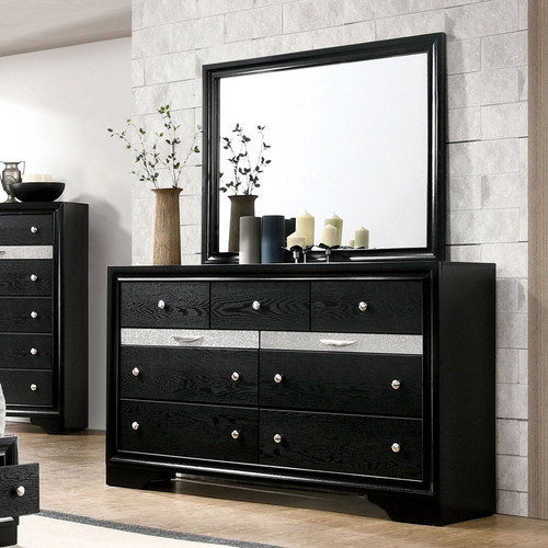 CHRISSY Dresser, Black / CM7552BK-D