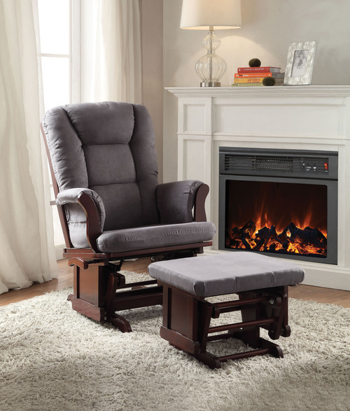 Adeliza Glider Chair & Ottoman / 59338