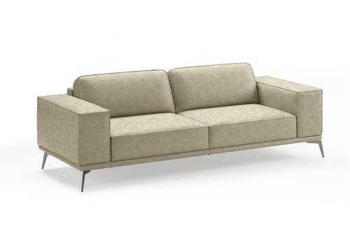 Lamod Italia Soho - Italian Grey Maya Cloud Leather Sofa / VGCCSOHO-SF-CL-GRY-S