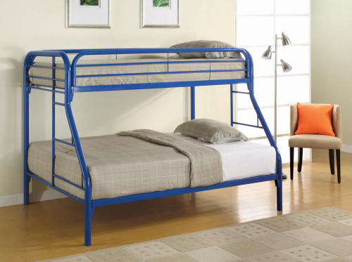 Morgan Twin Over Full Bunk Bed Blue / CS-2258B