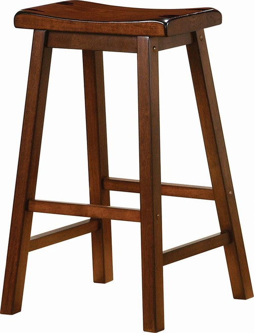 Durant Wooden Bar Stools Chestnut (Set of 2) / CS-180079