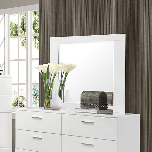 Felicity Dresser Mirror White High Gloss / CS-203504
