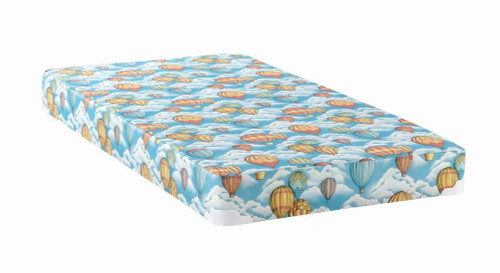 Vincent 5" Full Balloon Foam Mattress with Wood Bunkie Blue / CS-350022F