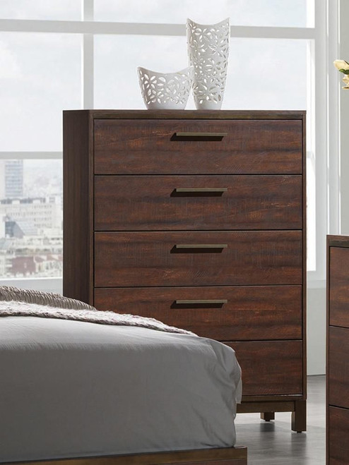 Edmonton 5-drawer Bedroom Chest Rustic Tobacco / CS-204355