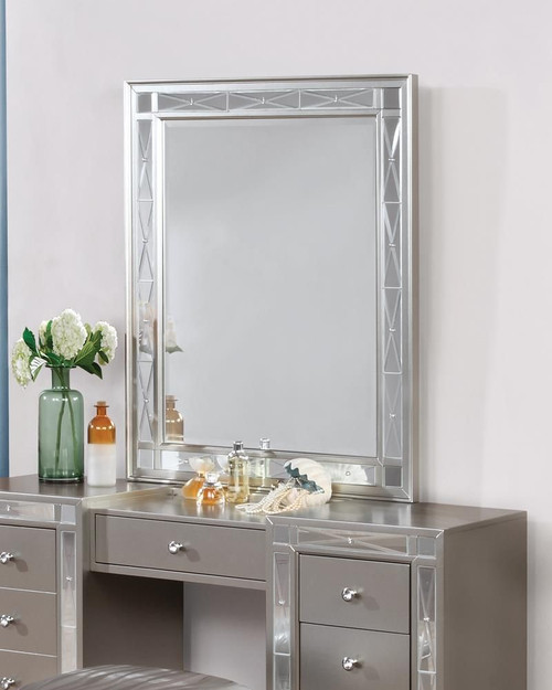 Leighton Vanity Mirror Metallic Mercury / CS-204928