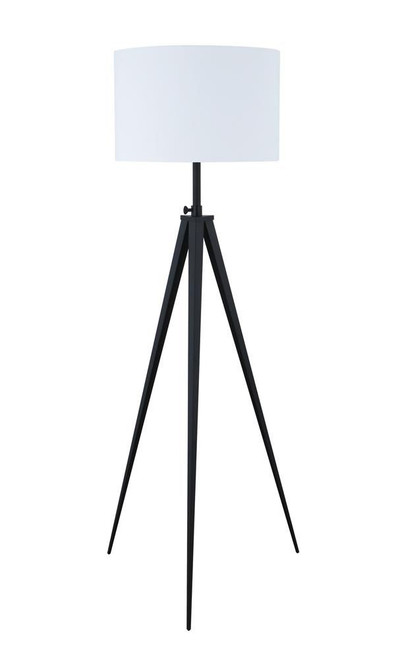 Harrington Tripod Legs Floor Lamp White and Black / CS-920074