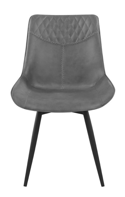 Brassie Upholstered Side Chairs Grey (Set of 2) / CS-110272