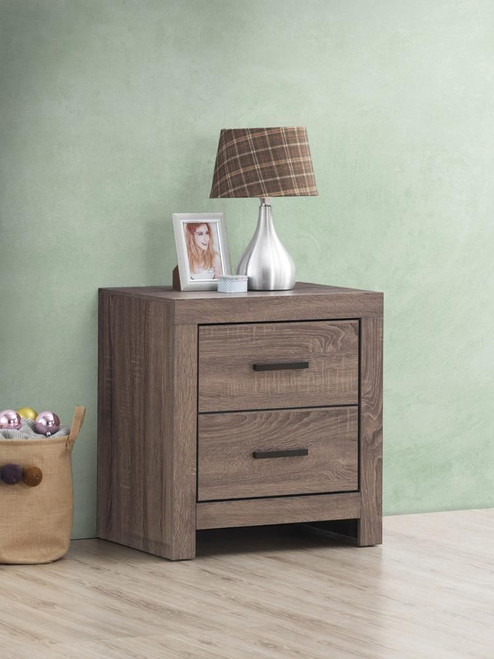 Brantford 2-drawer Nightstand Barrel Oak / CS-207042