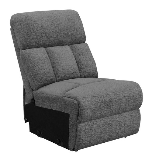 Bahrain Modular Sectional Armless Chair Charcoal / CS-609540AC