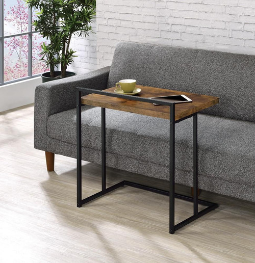 Dani Rectangular Snack Table with Metal Base / CS-936122