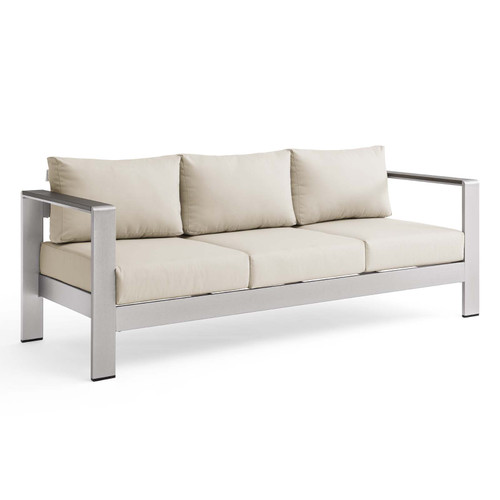 Shore Outdoor Patio Aluminum Sofa / EEI-3917