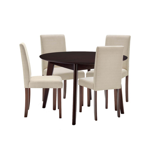 Prosper 5 Piece Upholstered Fabric Dining Set / EEI-4290