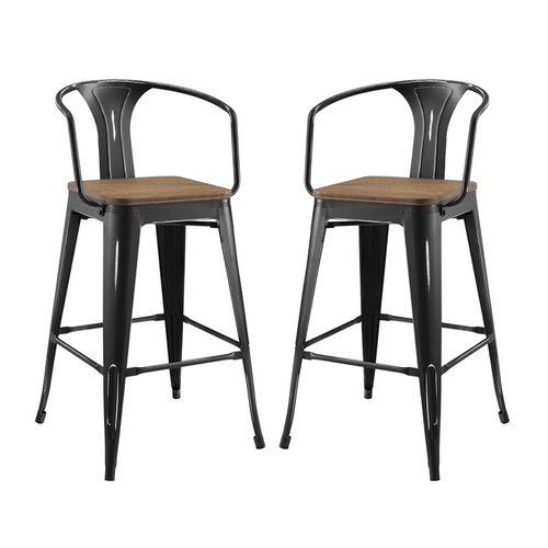 Promenade Bar Stool Set of 2 / EEI-3954