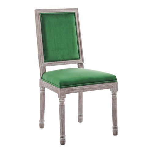 Court French Vintage Performance Velvet Dining Side Chair / EEI-4662