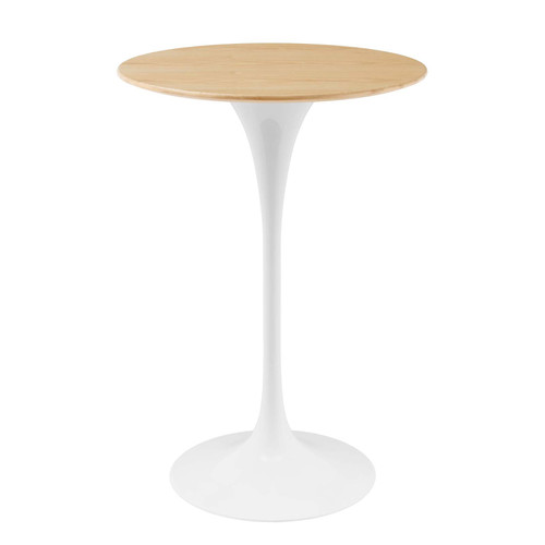 Lippa 28" Round Wood Grain Bar Table / EEI-5200