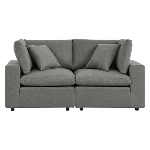 Commix Overstuffed Outdoor Patio Loveseat / EEI-5576