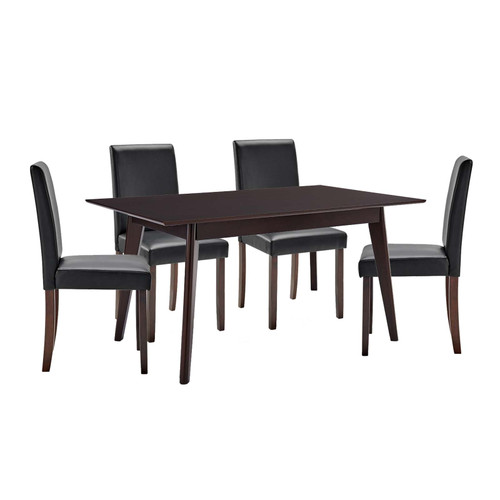 Prosper 5 Piece Faux Leather Dining Set / EEI-4187