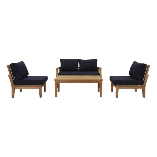 Marina 5 Piece Outdoor Patio Teak Set / EEI-1477