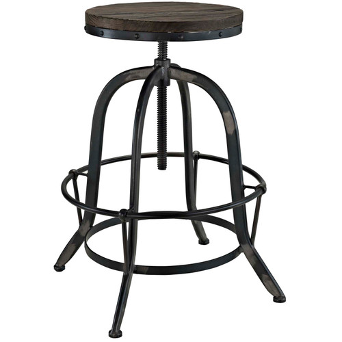 Collect Wood Top Bar Stool / EEI-1208