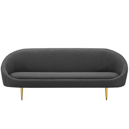Sublime Vertical Curve Back Fabric Sofa / EEI-3350