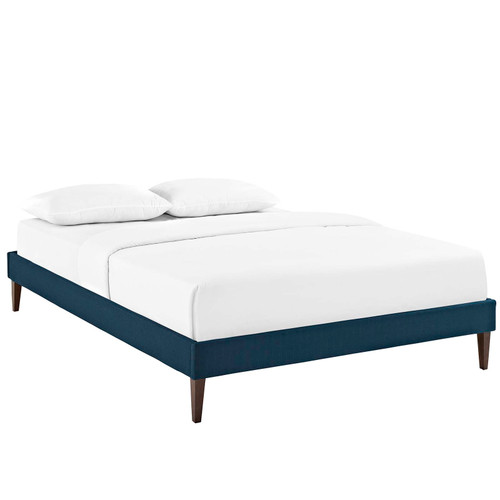 Tessie Full Fabric Bed Frame with Squared Tapered Legs / MOD-5897