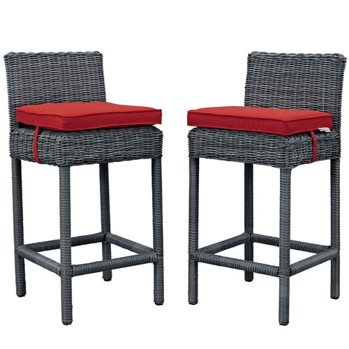 Summon 2 Piece Outdoor Patio Sunbrella® Pub Set / EEI-2197