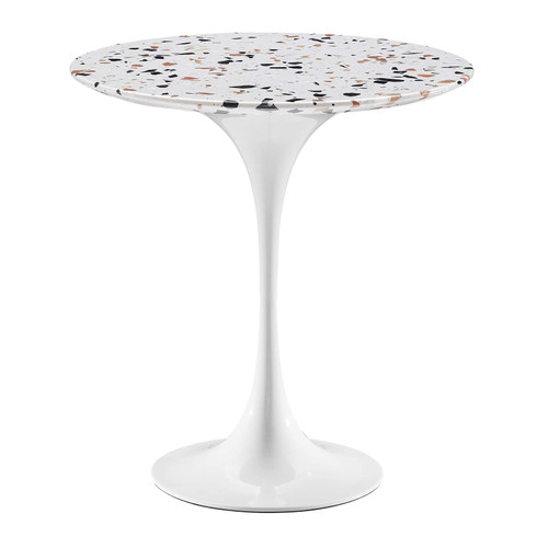 Lippa 20" Round Terrazzo Side Table / EEI-5682