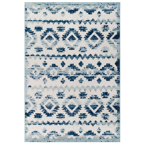 Reflect Takara Abstract Diamond Moroccan Trellis 8x10 Indoor and Outdoor Area Rug / R-1180-810