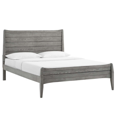 Georgia Queen Wood Platform Bed / MOD-6238