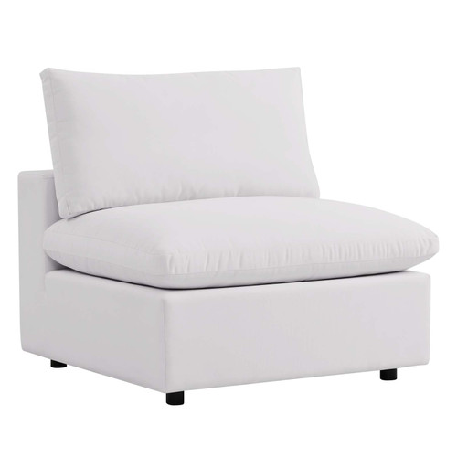 Commix Overstuffed Outdoor Patio Armless Chair / EEI-4902