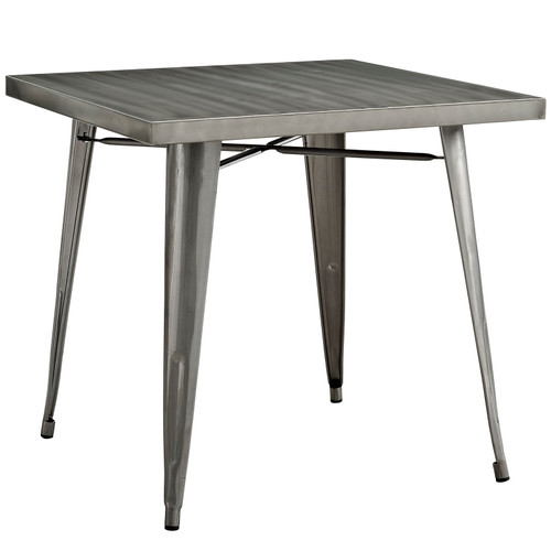 Alacrity Square Metal Dining Table / EEI-2035