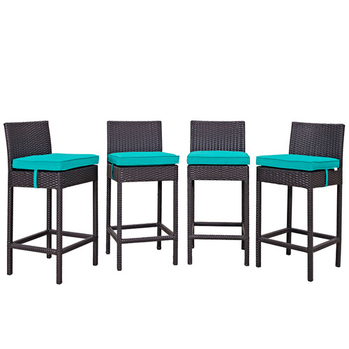 Convene 4 Piece Outdoor Patio Pub Set / EEI-2218