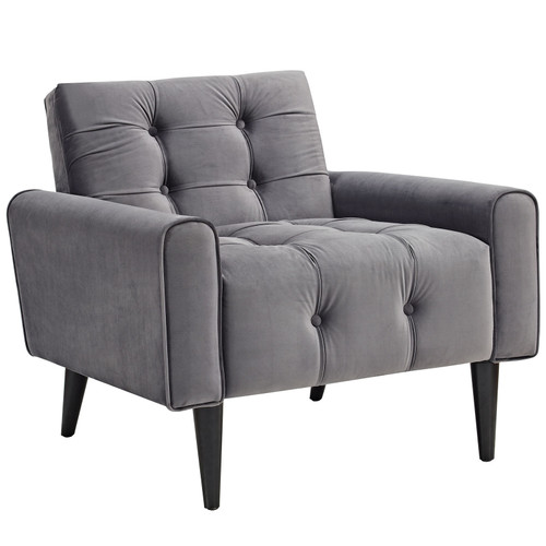 Delve Performance Velvet Armchair / EEI-2326